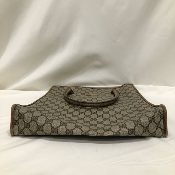Gucci Brown GG Supreme Tote Sku#84702 (gently used, color fading) - Picture 4 of 15